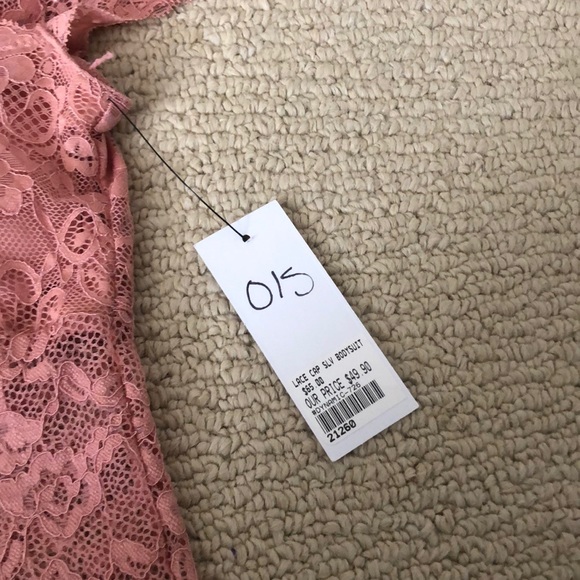 pink lace body suit - Picture 2 of 5